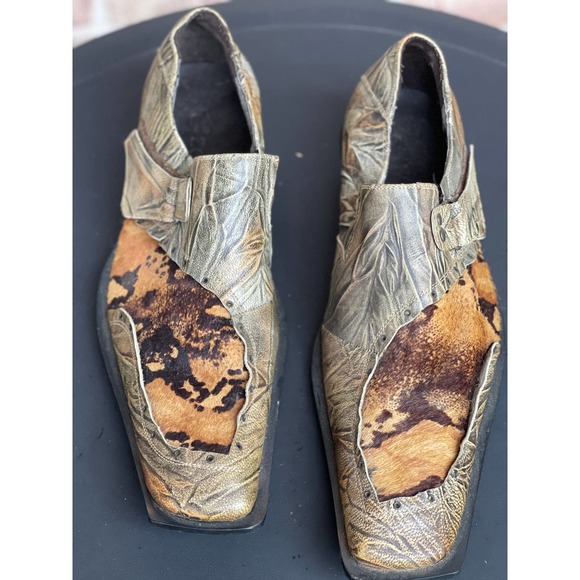 Zota Leopard Print Men's Shoes S-11 - Picture 7 of 9